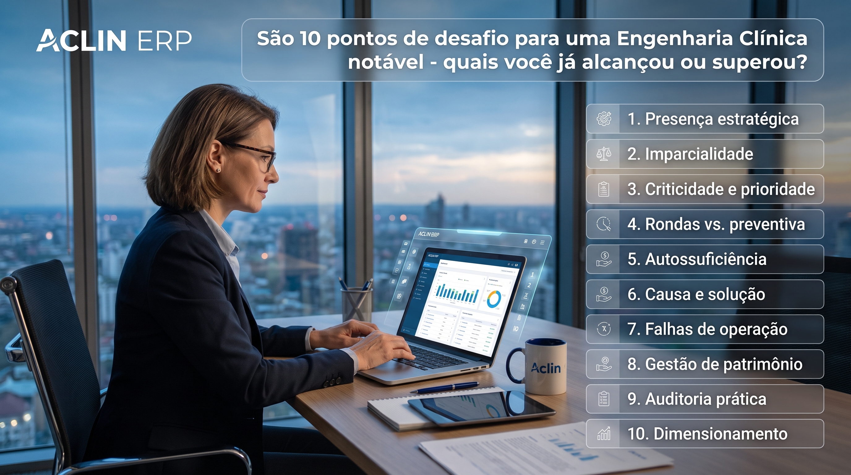 Imagem de capa: Dia da Engenharia Clínica: gestão que protege o paciente | Aclin